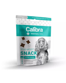 CALIBRA Veterinary Diet Semi-moist Snack Hypoallergenic 120 g gustare functionala semiumeda, pentru caini adulti cu probleme ale pielii si blanii