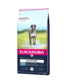 EUKANUBA Grain Free hrana uscata fara cereale pentru caini adulti talie mare 12 kg