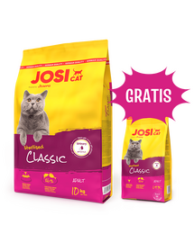 JOSERA JosiCat Classic Sterilised 10 kg hrana pisici sterilizate + 1,9 kg GRATIS