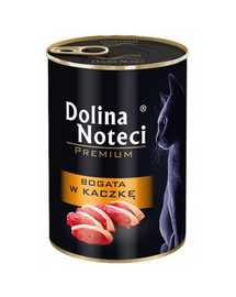 DOLINA NOTECI Premium Bogată în rață - pentru pisici adulte 400 g