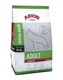 ARION Original Adult Medium - Hrană uscată pentru câini cu miel și orez 3 kg