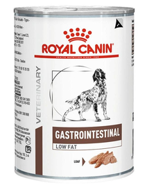 ROYAL CANIN Gastro Intestinal Low Fat hrana umeda cu continut redus de grasimi pentru caini cu tulburari gastro-intestinale 410 g