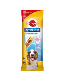 PEDIGREE Dentastix pentru câini de talie medie 77 g