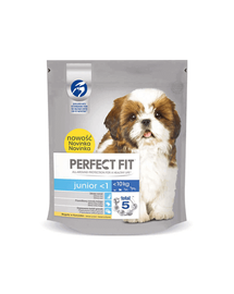 PERFECT Fit junior (<1 years) Hrana pentru catei de talie mica, bogat in pui 5x825 g