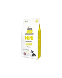 BRIT Care Grain Free Mini Adult Lamb hrana uscata caini adulti talie mica, cu miel 400g