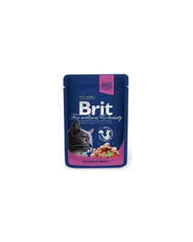 BRIT Premium Cat Adult somon și păstrăv 100 g