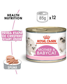Royal Canin Mother & BabyCat hrana umeda pisica mama si puii pana la 4 luni, 195 g