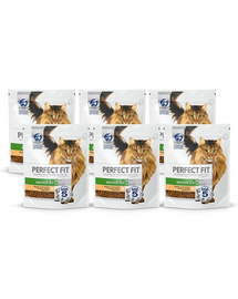PERFECT FIT Senior (7+) hrana uscata pentru pisici senior, bogata in pui 750 g x 6