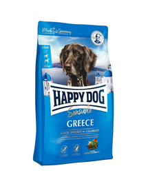 HAPPY DOG Supreme Greece, hrana pentru cainii adulti si sensibili, cu miel, creveti si calamari, 11 kg