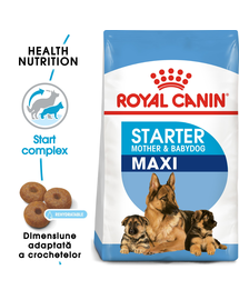 ROYAL CANIN Maxi Starter Mother&Babydog gestatie/ lactatie pui hrana uscata caine 30 kg (2 x 15 kg)
