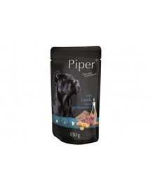 DOLINA NOTECI PIPER - Hrană umedă pentru câini adulți - miel, morcov și orez - 150 g