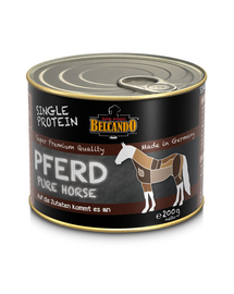 BELCANDO Single Protein hrana umeda pentru caini, cu carne de cal, 200 g