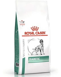 ROYAL CANIN Vet Dog Diabetic dieta veterinara pentru caini adulti cu diabet 12 kg + 12 x Diabetic 410 g hrana umeda