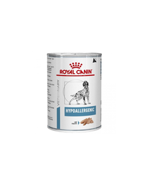 ROYAL CANIN Dog Hypoallergenic hrana umeda caini adulti cu reactii adverse la alimente 400 g