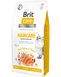 BRIT Care Cat Grain-Free Haircare hrana uscata pisici blana lunga cu ingrijire speciala 400 g