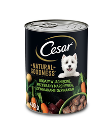 CESAR Hrana umeda pentru caini adulti, cu pui, igname si afine 400g