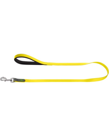 HUNTER Convenience Lesa pentru caini 1,5cm/1,2m, galben neon