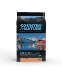 Country&Nature Ocean White Fish Recipe Hrana uscata caini adulti talie medie/mare, cu peste 14 kg