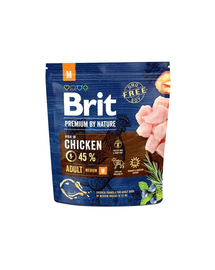 BRIT Premium By Nature Adult Medium M 1 kg