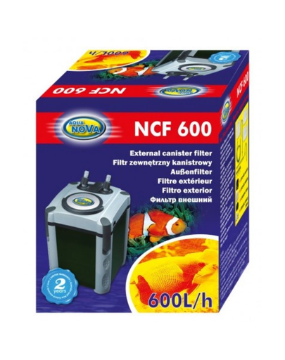AQUA NOVA Filtru extern NCF-600, pentru acvariu pana la 150l