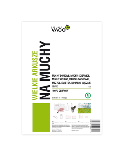 VACO ECO Folie lipicioasa pentru insecte (60cm x 30cm) 4 buc. fera.ro imagine 2022