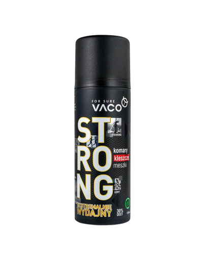 VACO STRONG pentru căpușe, țânțari și muște negre DEET 30% + Citriodiol 170 ml