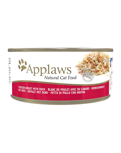 APPLAWS Chicken&Duck hrană umedă pentru pisici, cu pui și rață 156 g Applaws imagine 2022