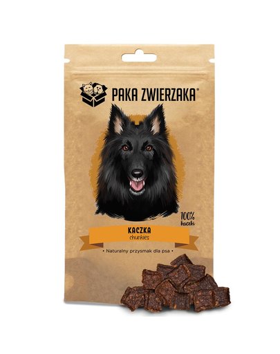 Paka zierzaka chunkies duck 100% recompense cu rata pentru caini 80 g