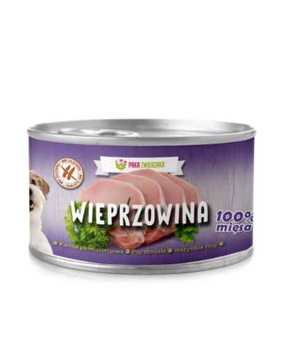 PAKA ZWIERZAKA Hrana umeda pentru caini, cu porc 100%, 410 g fera.ro imagine 2022