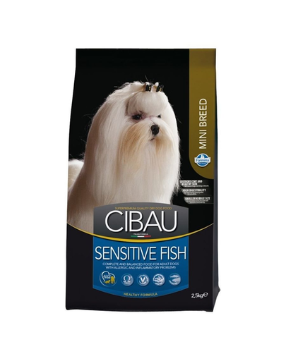 CIBAU Sensitive Mini Hrana uscata pentru cainii adulti de talie mica cu intolerante alimentare 2,5 kg Fish