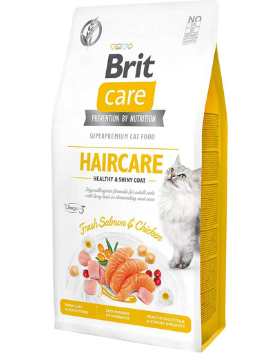 BRIT Care Cat Grain-Free Haircare hrana pisici cu blana lunga cu ingrijire speciala 2 kg