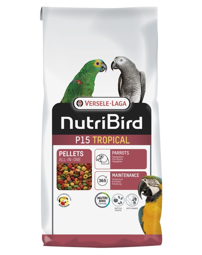 VERSELE-LAGA NutriBird P15 Tropical Hrana granulata pentru papagali mari 10 kg fera.ro imagine 2022