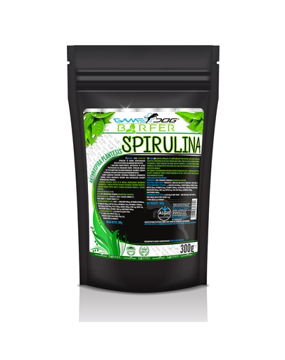 GAME DOG BARFER Spirulina Supliment alimentar pentru caini, cu spirulina 300 g