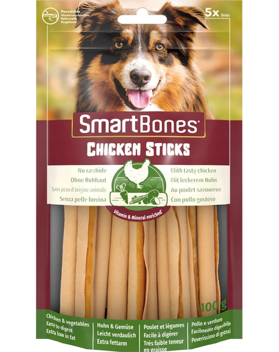 SmartBones Recompense pentru caini, cu pui, sticksuri, 5 buc. Fera