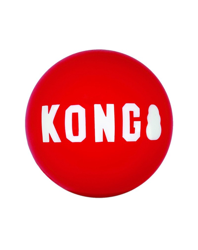 KONG Signature Ball M 2 buc minge pentru caini