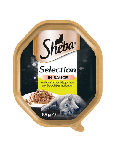 SHEBA Selection hrana umeda pentru pisici, iepure in sos 22 x 85 gr Fera