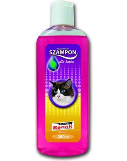 BENEK Sampon profesional pentru pisici, cu aloe vera 200 ml