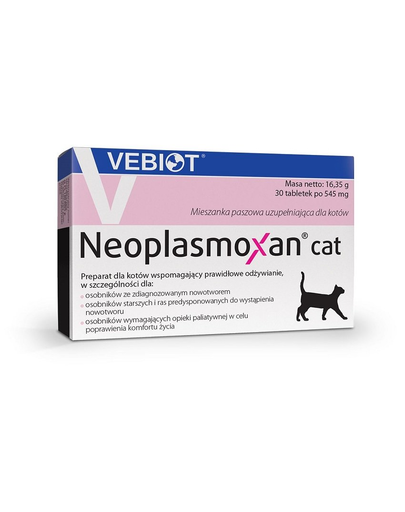 VEBIOT Neoplasmoxan Cat Supliment Pentru Pisici Cu Cancer 30 Tab.