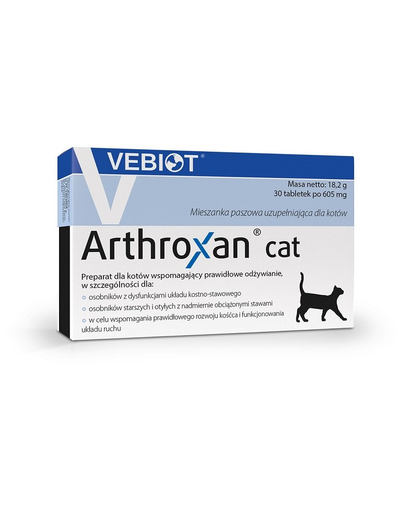 VEBIOT Arthroxan cat 30 tab. supliment pentru articulatiile pisicilor