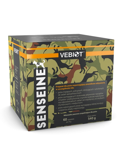 VEBIOT Senseine Dog Suplimente Pentru Caini Cu Activitate Crescuta 60 Pliculete