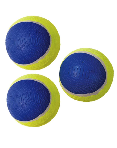 KONG Ultra SqueakAir Ball M 3 buc minge pentru caini