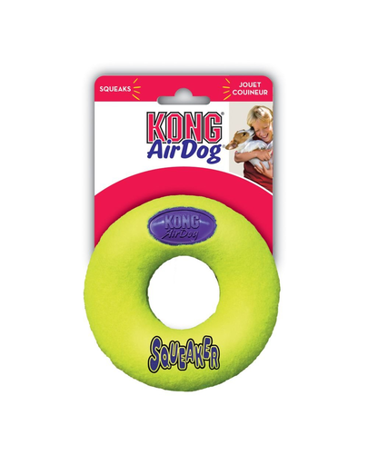 KONG Airdog Squeaker Donut L jucarie pentru caini