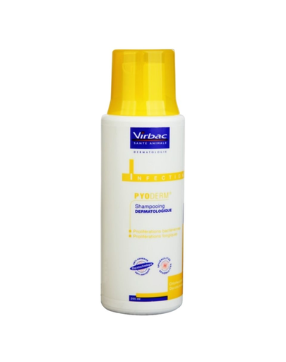 VIRBAC Pyoderm Glyco Sampon hidratant si restructurant pentru caini si pisici 200ml