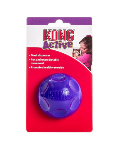 KONG Cat Treat Dispensing Ball minge pentru recompense pentru pisici