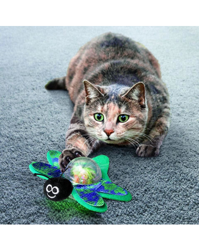 KONG Cat Bat-A-Bout Flicker Firefly jucarie stralucitoare pentru pisici