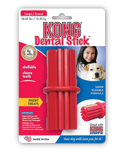 KONG Dental stick L large 12,5 cm jucarie dentitie pentru caini