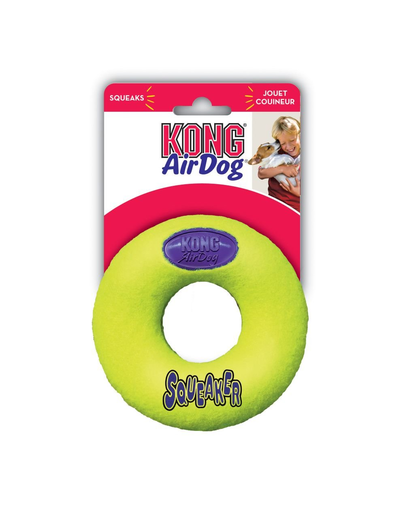 KONG Airdog Squeaker Donut M jucarie pentru caini Fera