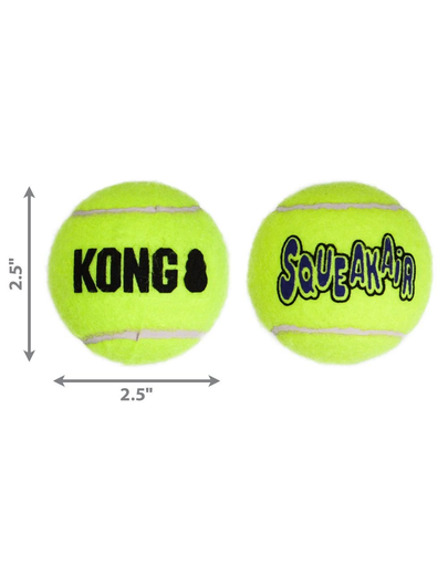 KONG SqueakAir Balls M 6 buc minge tenis pentru caini