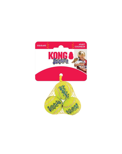 KONG SqueakAir Ball XS 3 buc minge tenis pentru caini