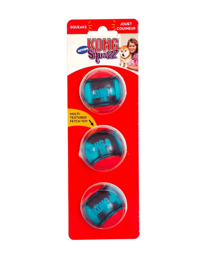 KONG Squeezz Action Ball Red S minge pentru caini fera.ro imagine 2022